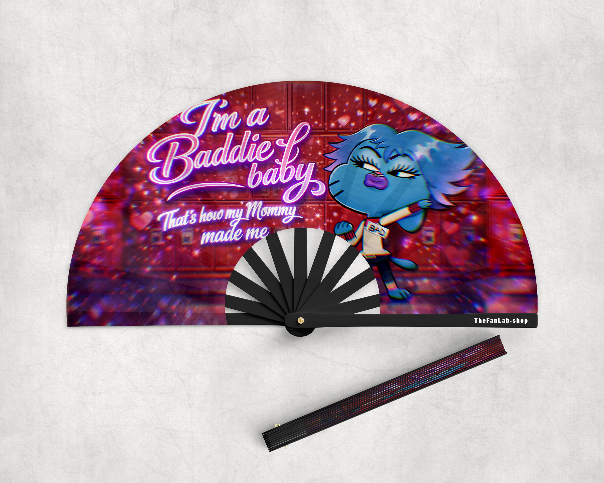 BADDIE BABY HAND FAN