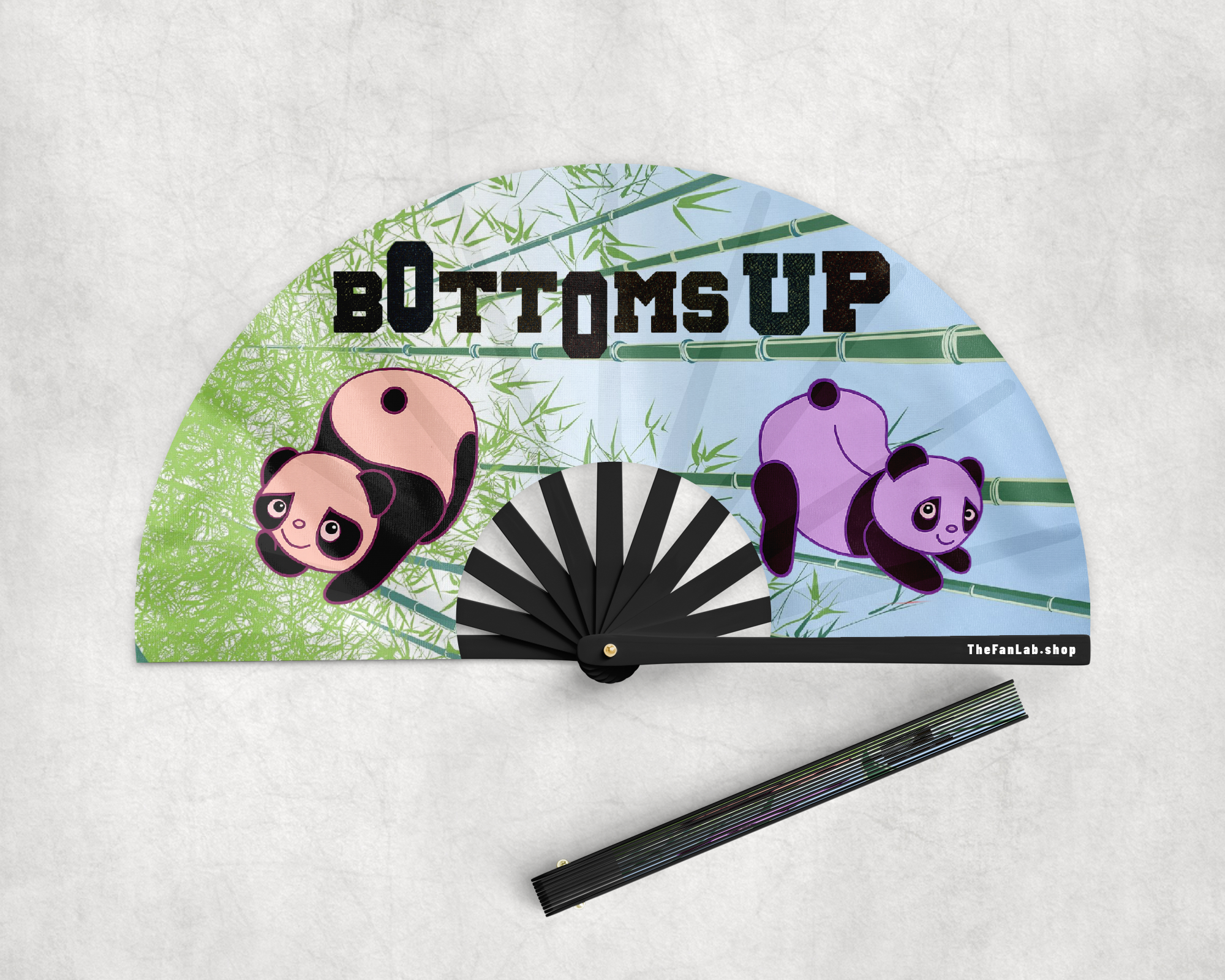 BOTTOMS UP HAND FAN