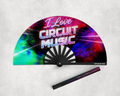 I LOVE CIRCUIT MUSIC HAND FAN