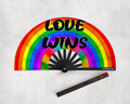 LOVE WINS HAND FAN